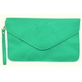 180835 - 15 COLORS LEATHER CLUTCH BAG (15 COLORS)